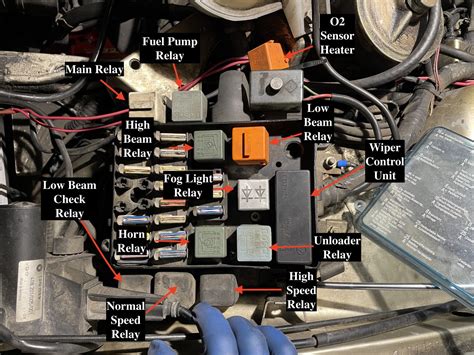 e28 fuse box diagram 