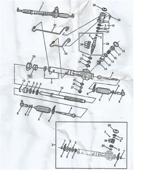 e46 steering rack diagram 