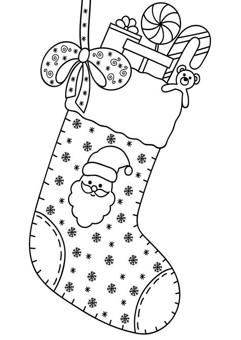 Easy Christmas Coloring Sheets Printable