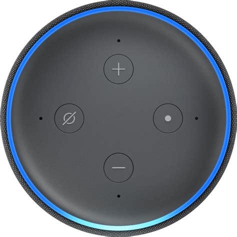 echo dot 3rd generation pug side view, Echo dot 3rd gen