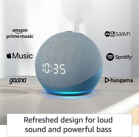 echo dot 4th generation with clock black, Amazon echo dot with clock (4th generation) review. Clock amazon echo dot 4th generation review gearopen