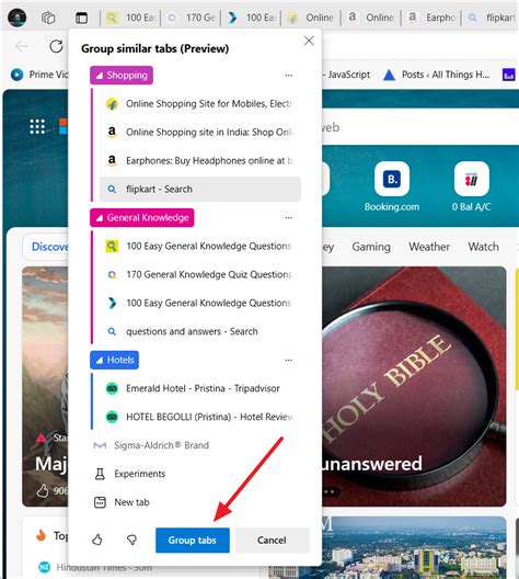 edge browser group tabs automatically, Tab groups in microsoft edge work better thanks to vertical tabs pin