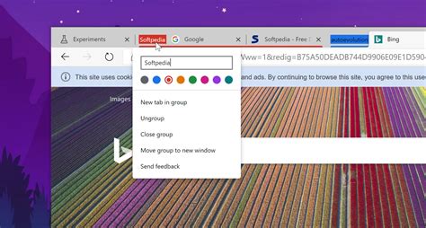 edge browser tab groups, Tab groups in microsoft edge work better thanks to vertical tabs pin