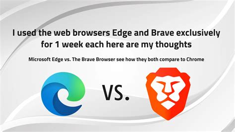 edge import z brave, Microsoft edge vs brave: what should you choose as your default web