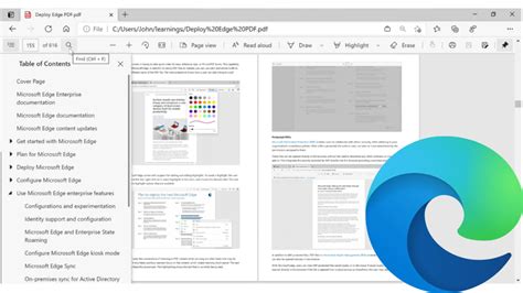 edge pdf reader mobile, Microsoft details roadmap for pdf reader in microsoft edge; what's new
