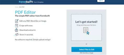 edit pdf using formswift, How to edit pdf file using formswift online