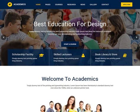 education website templates html, Education website templates web templates free download 16 .html .css