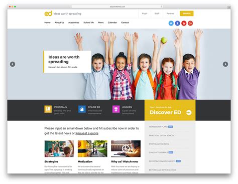 education website templates wordpress, Education website templates « templatesbox's