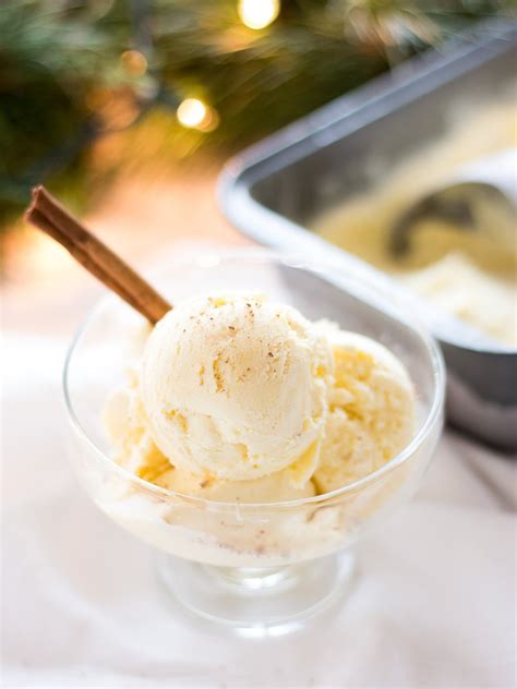 eggnog ice cream recipe without ice cream maker