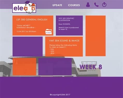 elearn design, Elearn dashboard (figma source)