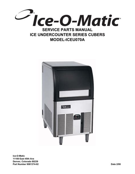 electactic ice maker manual