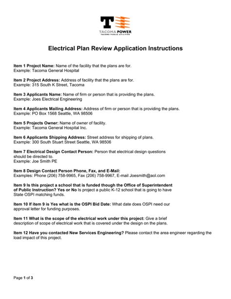 electrical plan review 