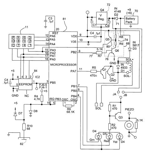 electronic safe wiring diagram 