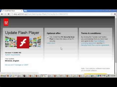 eliminate adobe flash player pop up, How to remove ‘adobe flash player is out of date’ pop-up virus. Flash player adobe pop virus date remove
