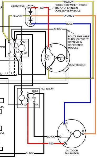 emerson condenser fan motor wiring diagram 