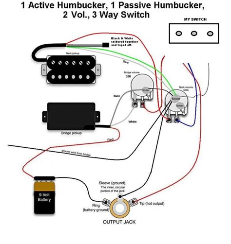 emg b pickups wiring diagram 