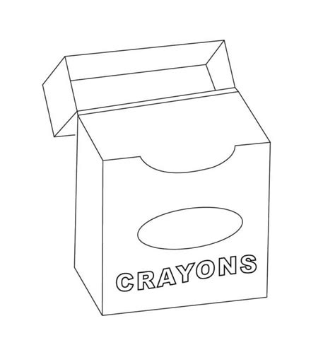 empty crayon box coloring page, Salir cincuenta engranaje coloring pages for crayons ético tugurio