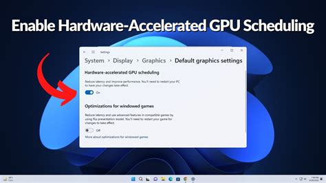 enable hardware acceleration gpu scheduling, How to enable gpu hardware acceleration in windows 11 – navhow