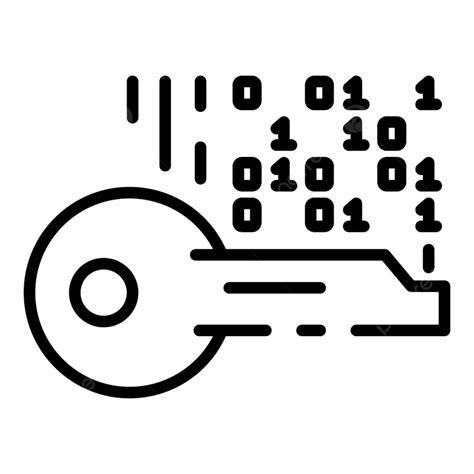encryption and plane icon, Encryption cryptography linear icon royalty free vector