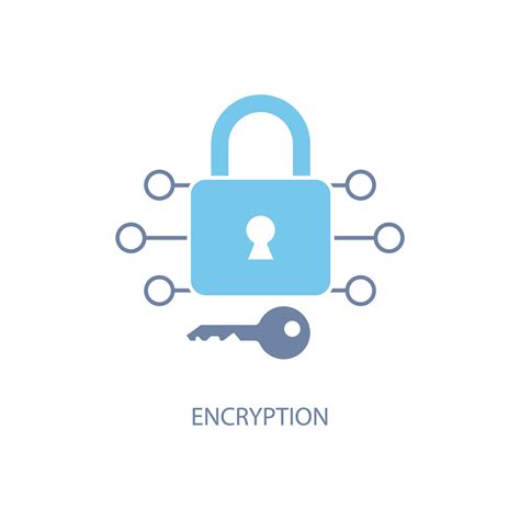 encryption stuff clip art, Encryption in flat trendy icon 6610723 vector art at vecteezy