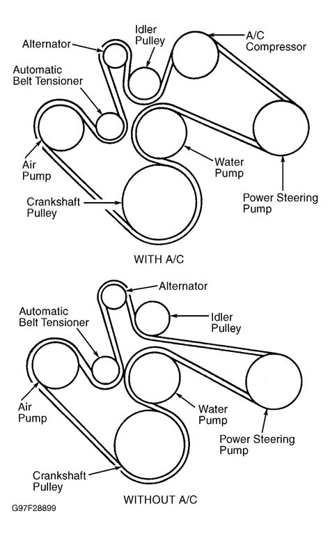 engine belt diagram 