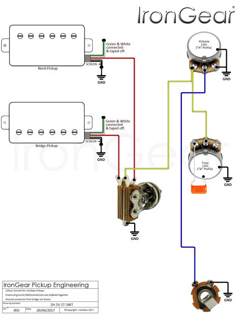 epiphone humbucker wiring diagram 2 
