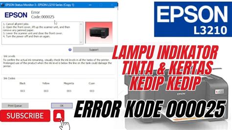 epson error code 00025, Complete epson printer error code list with solutions