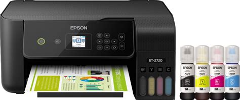 epson et 2720 wireless printer setup, Epson ecotank et-2720 wireless color all-in-one supertank printer with