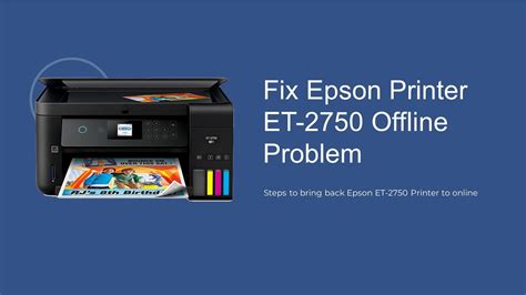epson et 2750 offline, Epson : l'et-2750 une imprimante efficace et économique