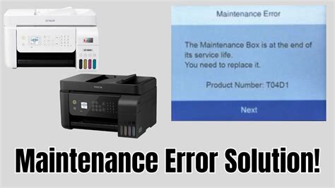 epson et-4800 stuck in error state, Epson printer in error state