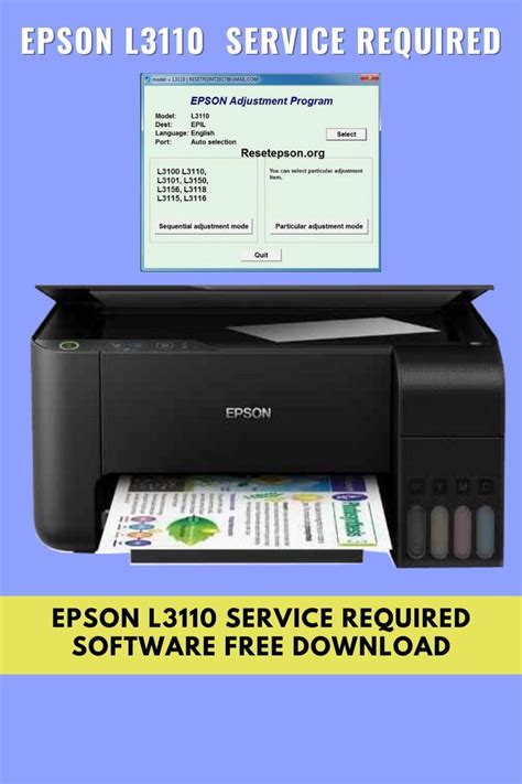 epson l3110 adjustment driver, Epson l3110 resetter 100 free adjustment program