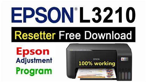 epson l3210 driver adjustment program, Epson l3210 resetter tool download & adjustment program