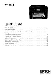 epson model wf 3540 user guide