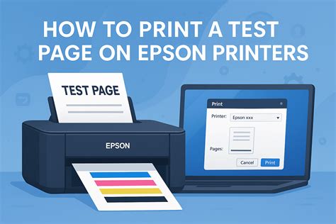 epson test print cleaner, How to print an epson printer test page » print test page