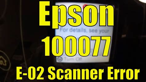 epson wf-2850 scanner error 100077, Epson workforce wf-2850 reset to factory defaults !