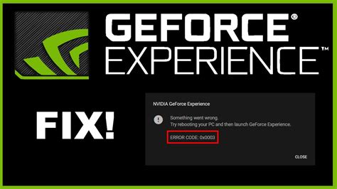 error 0x0003 nvidia geforce experience, Geforce nvidia cychacks force erro pcerror. How to fix nvidia geforce experience error code 0x0003 on windows 10?
