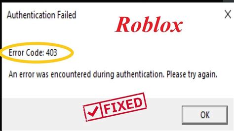 error code 403 roblox meaning, How to fix roblox error codes 2022!