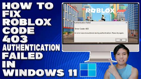 error code 403 roblox windows 11 solution, Error code 403 roblox fix: how to fix error code 403? authentication