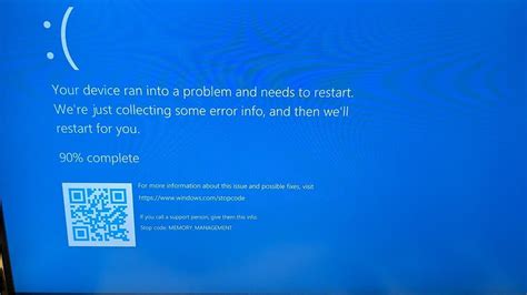 error code out of memory windows 11, [fixed] memory management bsod error on windows 10