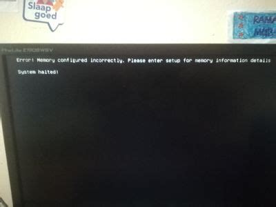 error memory configured incorrectly, 占书明：开机报错error!memory configured incorrectly的解决办法！