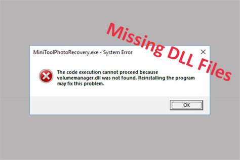 error message missing file, Missing files