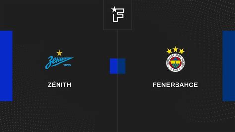 estatísticas de zenit x fenerbahçe