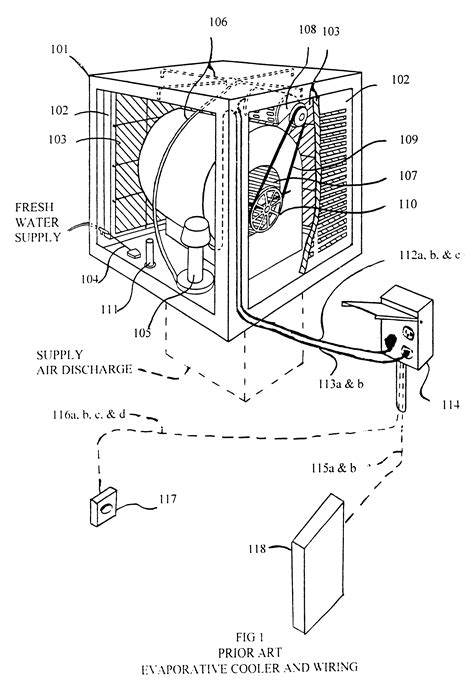 evaporative cooler fuse box connection 