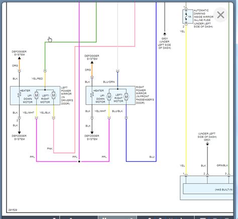 evo x mirror diagram 