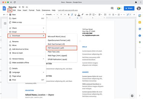 excel/word pdf google dock image, Convert word powerpoint excel into pdf using google docs