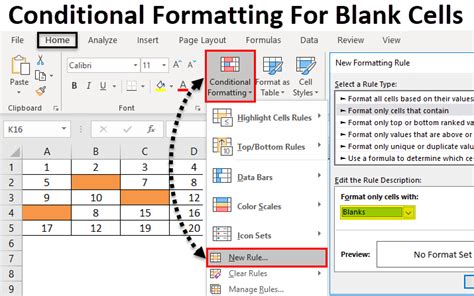 excel conditional formatting no fill, Conditional formatting