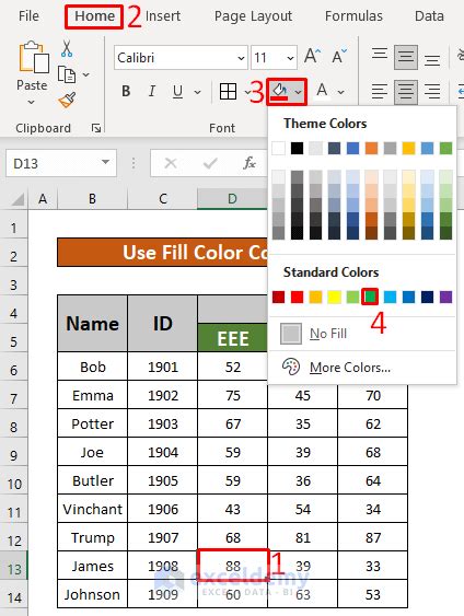 excel table color not changing, Table excel format colors different microsoft color. Excel format as table different colors