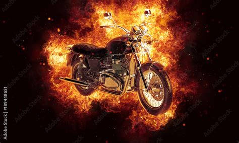 exploding motorcycle
