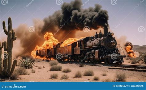 exploding train