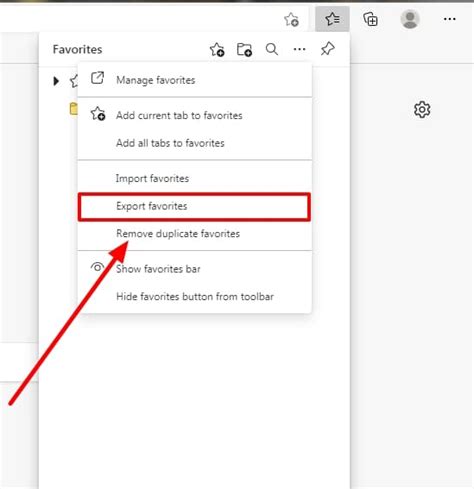 export microsoft edge bookmarks and passwords, How to export bookmarks in microsoft edge? manage favorites on edge